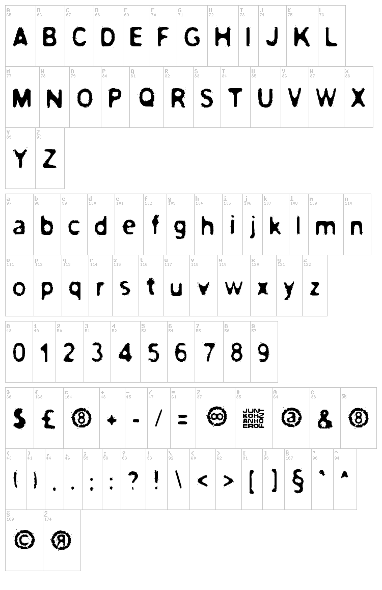 Paltamo 88300 font map